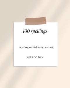 spelling 100